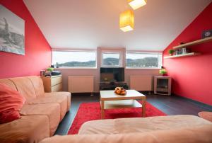 Posezení v ubytování Apartma Panorama Jeseník
