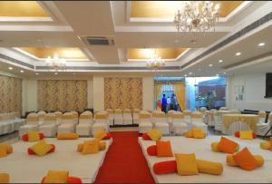 Posezení v ubytování Madhuban Hotel , New delhi