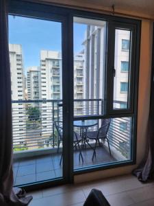 Balkón nebo terasa v ubytování palm tree villas