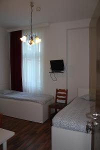 TV a/nebo společenská místnost v ubytování Arnes Hotel Vienna