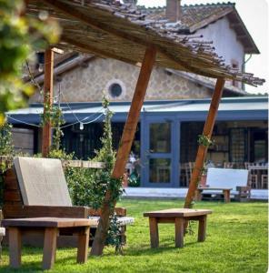 Zahrada ubytování Casale Traiano + 6 fotografií