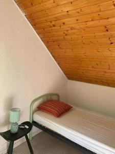 Postel nebo postele na pokoji v ubytování Maison au cœur des Hautes-Alpes