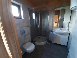 Kúpeľňa v ubytovaní Czarcie Chatki