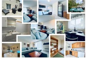 Posezení v ubytování Le Gré d Argent grande maison au cœur des vignes