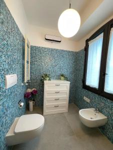 Phòng tắm tại Villa Panoramica Pietraviva Golfo Di Gaeta