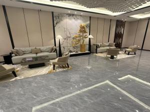 巴域永源酒店的休息区