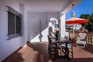 Μπαλκόνι ή βεράντα στο Funny View Beach Sea Apartments