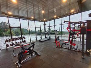 Fitness centrum a/nebo fitness zařízení v ubytování @K Hotel
