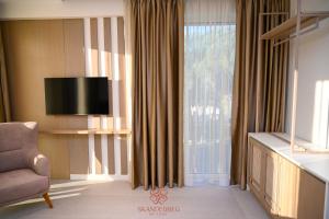 TV o dispositivi per l'intrattenimento presso Hotel Skanderbeg