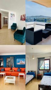 Posezení v ubytování Blue Horizon