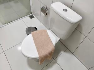 Koupelna v ubytování Hotel Vitória - Guaíra