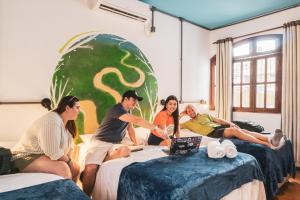 Hóspedes ficando em Local Hostel Manaus