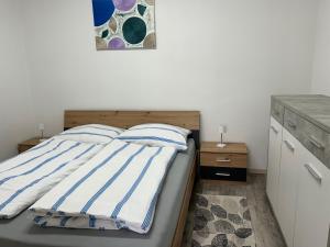 Postel nebo postele na pokoji v ubytování Appartement Radwerk 14
