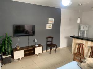 TV a/nebo společenská místnost v ubytování Aloha Beach Temporada