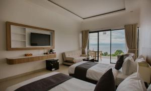 TV a/nebo společenská místnost v ubytování De Vindra Resort