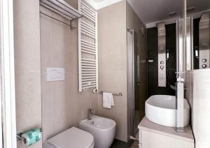 Koupelna v ubytování Hotel Vienna