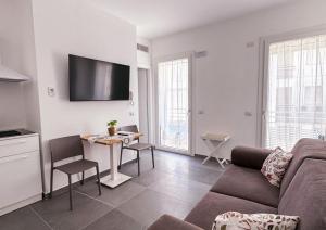 TV a/nebo společenská místnost v ubytování Hotel Vienna
