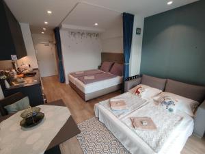 Posteľ alebo postele v izbe v ubytovaní Stunning Wörthersee Holiday Home