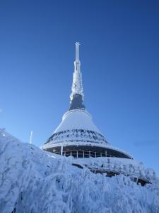 Hotel Ještěd om vinteren