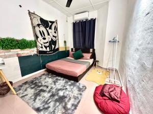 Posezení v ubytování Cozy255#4pax#Wifi#NearAeonAlma#5kmtoIconCity
