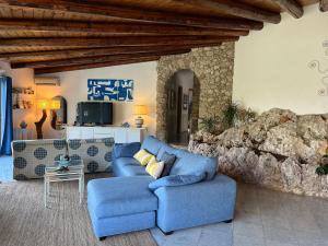 A seating area at Villa Federica