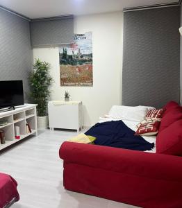 Et tv og/eller underholdning på App privado en casa, si mascotas