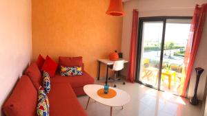 Khu vực ghế ngồi tại Villa Blanca
