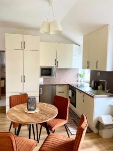 Kuhinja oz. manjša kuhinja v nastanitvi Wellness Apartmány Andrea