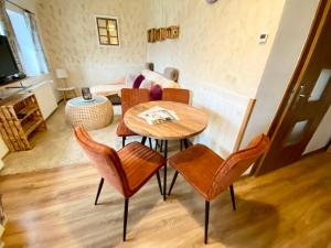 Predel za sedenje v nastanitvi Wellness Apartmány Andrea