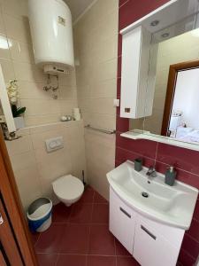 Apartments and rooms Nika的一间浴室