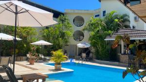 Bazén v ubytování Hotel Don Andres nebo v jeho okolí