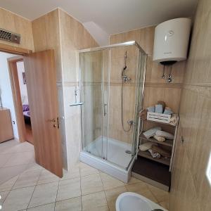 Koupelna v ubytování Villa Zara