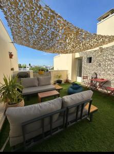 Χώρος καθιστικού στο Studio toit terrasse