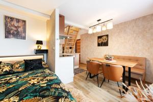 Kuhinja oz. manjša kuhinja v nastanitvi Wellness Apartmány Andrea