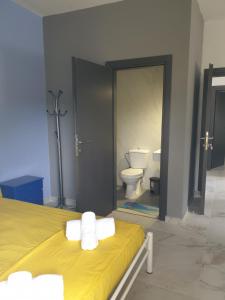 Koupelna v ubytování Chalkidiki White Kallithea Apartments