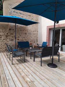 Patio nebo venkovní prostory v ubytování Autrefois ici