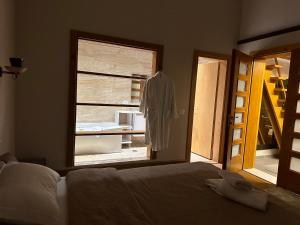 Postel nebo postele na pokoji v ubytování Hotel Epidami