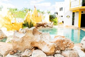Bassein majutusasutuses Buenosdías Izamal või selle lähedal