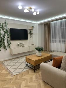 Et tv og/eller underholdning på Luxury Apartaments 0 Ultracentral Center