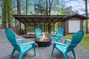 Κήπος έξω από το Cosby Mountain Lodge home