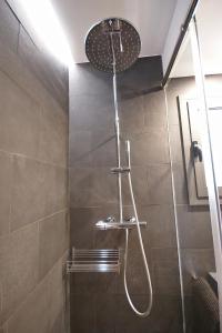 ジローナにあるFlateli Canalejasのバスルーム(シャワー、シャワーヘッド付)が備わります。