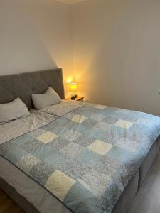 En eller flere senge i et værelse på Family Golf House