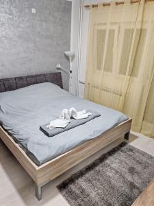 Postel nebo postele na pokoji v ubytování Stan na dan Smederevska palanka
