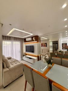 Ruang duduk di Apartamento COP30