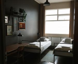 KEX Hostel and Hotelにあるベッド