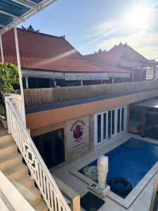 Balkón nebo terasa v ubytování Naughty Nest Hostel Bali
