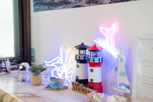 Gallery image of ocean blue mint海まで３分! 南房総最南端の１棟まるごと貸別荘 in Hongō