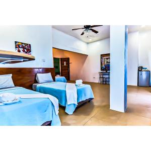 Letto o letti in una camera di ZHANG RESORT and DIVE CENTER