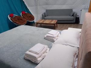Letto o letti in una camera di Glamping Machakhela