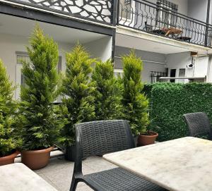 Un jardín fuera de Guldehan Hotel